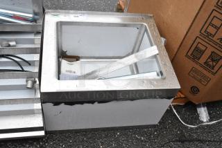 BRAND NEW SCRATCH AND DENT! Regency 600SM162012 25" 16-Gauge Stainless Steel One Compartment Floor Mop Sink - 20" x 16" x 12" Bowl