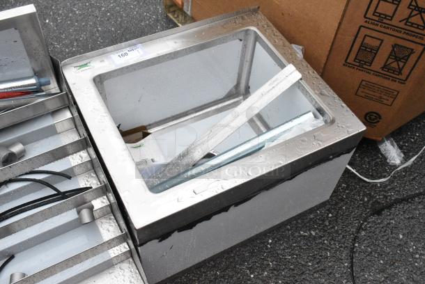 BRAND NEW SCRATCH AND DENT! Regency 600SM162012 25" 16-Gauge Stainless Steel One Compartment Floor Mop Sink - 20" x 16" x 12" Bowl - Image 3 of 5