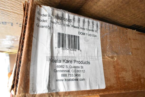 10 BRAND NEW SCRATCH AND DENT! Items Including Koala Kare Diaper Changing Station, 600PTS1872 Regency 16-Gauge Type 304 Stainless Steel Pass-Through Shelf - 18" x 72", 600STPR20KD Regency 20 Pan Aluminum Steam Table Pan Rack - Unassembled, 600TSSB3060S Regency Spec Line 30" x 60" 14 Gauge Stainless Steel Commercial Work Table with 4" Backsplash and Undershelf. 10 Times Your Bid! May Be Missing Pieces. - Image 2 of 6