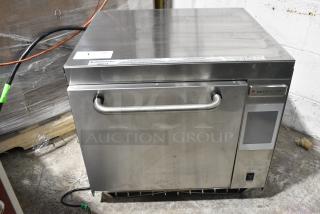 BRAND NEW SCRATCH AND DENT! 2024 Merrychef eikon e3 Stainless Steel Commercial Countertop Electric Powered Rapid Cook Oven. 208/240 Volts, 1 Phase.