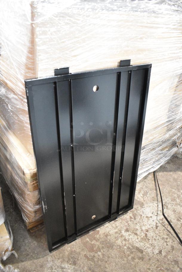 BRAND NEW SCRATCH AND DENT! Lot of Various Black Metal Pieces - Image 6 of 8
