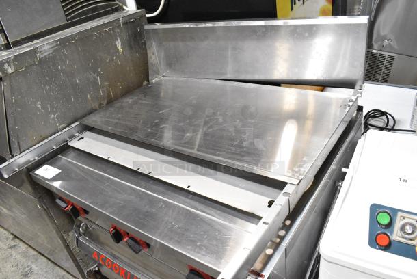 BRAND NEW SCRATCH AND DENT! Cookline Stainless Steel Commercial 6 Burner Electric Powered Hot Plate Range w/ Oven and Back Splash. 240 Volts, 3 Phase. - Image 14 of 15