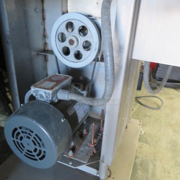 One Biro Meat/Bone Bandsaw On Casters. 220 Volt. 3 Phase. Model# 3334. - Image 3 of 5