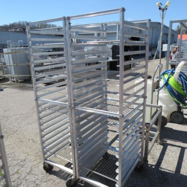 One Double Speed Rack On Casters. 41.5X26.5X69 - Image 1 of 1