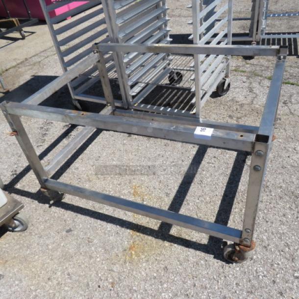 One Cart On Casters. 42X29.5X24 - Image 1 of 1