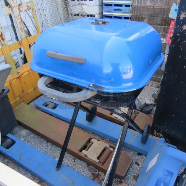 One Charcoal Grill On Casters. - Image 1 of 1