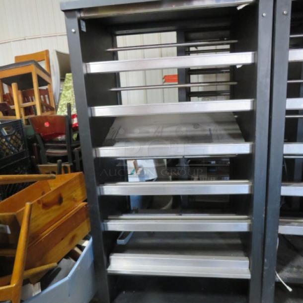 One Lakeside Display/Moving Case On Casters. 38X34X76 - Image 1 of 1
