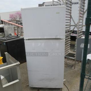 One WORKING Magic Chef Refrigerator/Freezer. Model# CTB1821ARW. 30X30X66.