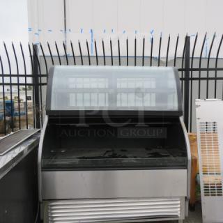 One Structural Concepts Refrigerated Dual Service Merchandiser Case. Model# HMBC4.  51X34X62. 14,987.50
