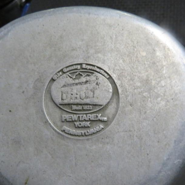 5X7-3/4 Pewter Platter. 5XBID - Image 2 of 2