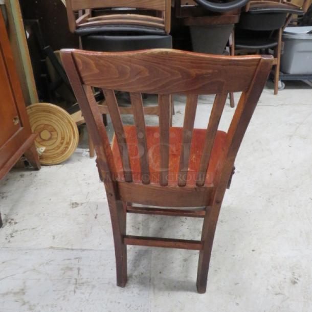 Solid Wood Chair. 2XBID - Image 3 of 3
