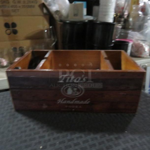 One Wooden Titos Bar Organizer - Image 1 of 1