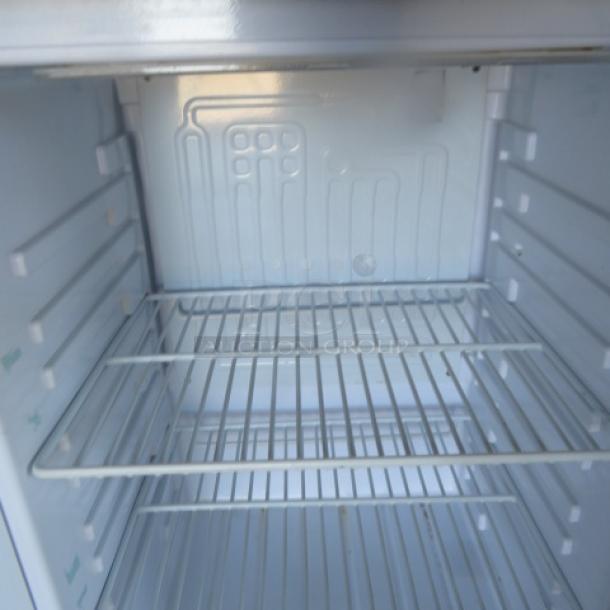 One WORKING Tabletop Glass Door Display Cooler With 2 Racks. 110 Volt. Model# SC40B. 16X15.5X29 - Image 2 of 2