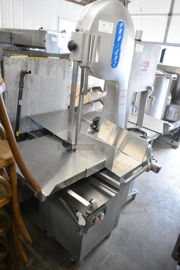 BRAND NEW SCRATCH AND DENT! 2024 ProCut KSP-116 Stainless Steel Commercial Floor Style Meat Saw. 115 Volts, 1 Phase. Tested and Working! - Image 2 of 8