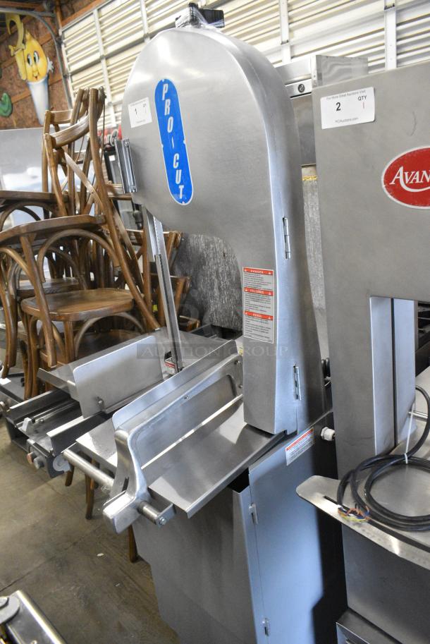 BRAND NEW SCRATCH AND DENT! 2024 ProCut KSP-116 Stainless Steel Commercial Floor Style Meat Saw. 115 Volts, 1 Phase. Tested and Working! - Image 3 of 8