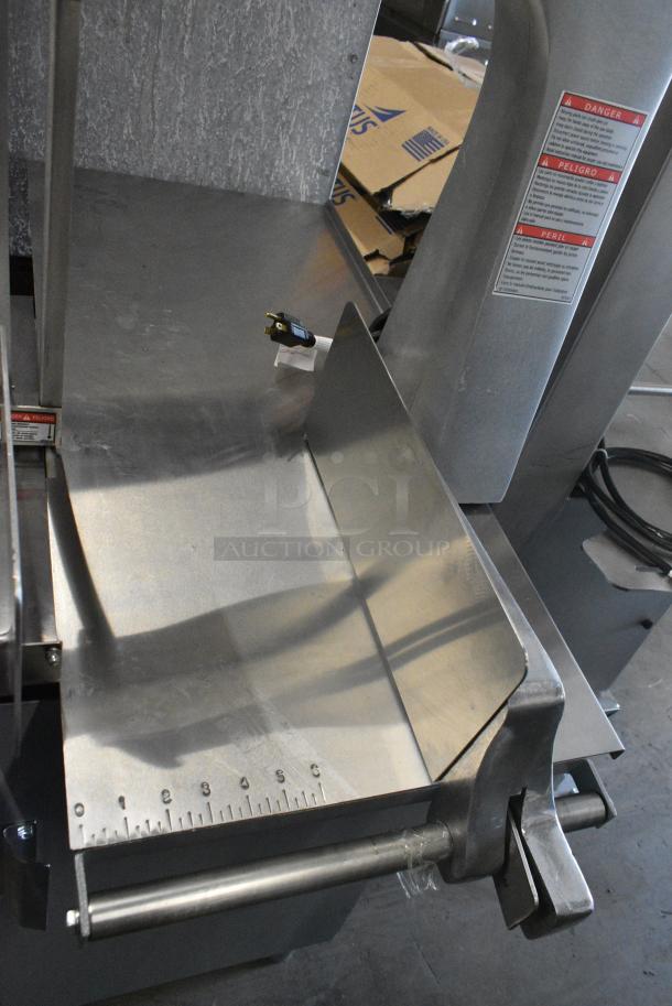 BRAND NEW SCRATCH AND DENT! 2024 ProCut KSP-116 Stainless Steel Commercial Floor Style Meat Saw. 115 Volts, 1 Phase. Tested and Working! - Image 6 of 8