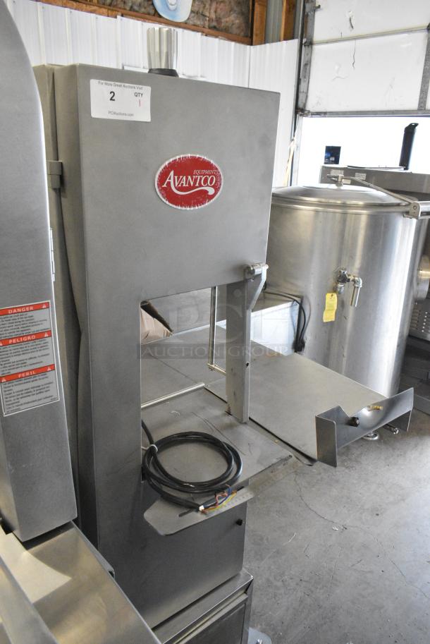BRAND NEW SCRATCH AND DENT! Avantco HLS-2400 Stainless Steel Commercial Floor Style Meat Saw. 220 Volts, 3 Phase. - Image 2 of 6