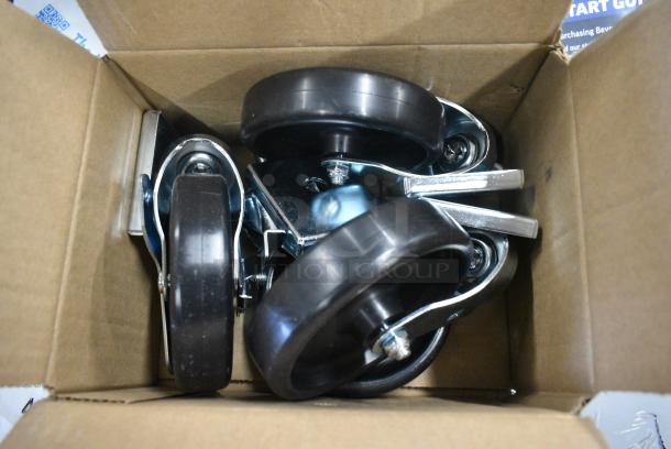 BRAND NEW SCRATCH AND DENT! Beverage Air UCR34HC-25 Stainless Steel Commercial 2 Door Undercounter Cooler Merchandiser. Comes w/ Commercial Casters. 115 Volts, 1 Phase. Tested and Working! - Image 5 of 9