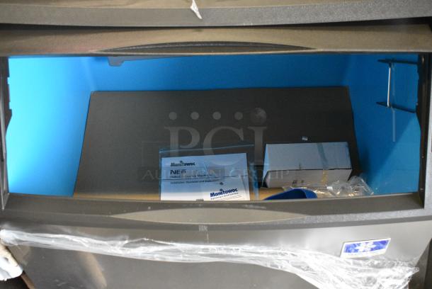 BRAND NEW SCRATCH AND DENT! 2024 Manitowoc UYF0310A-161B 30" Air Cooled Undercounter Half Dice Ice Machine with 119 lb. Bin. 295 lb. 115 Volts, 1 Phase. - Image 7 of 10