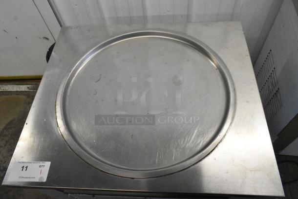 Vevor CBJY-1DA-500 Stainless Steel Commercial Floor Style Rolled Ice Cream Machine on Commercial Casters. 110 Volts, 1 Phase. Tested and Working! - Image 6 of 7