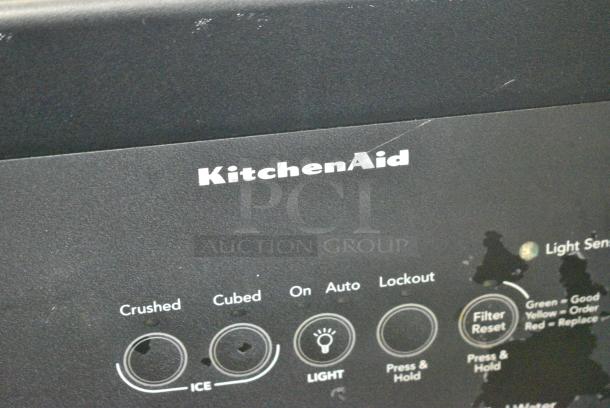 KitchenAid KSRP22FSSS00 Stainless Steel Cooler w/ Freezer, Water and Ice Dispenser. 115 Volts, 1 Phase. Tested and Working! - Image 3 of 10