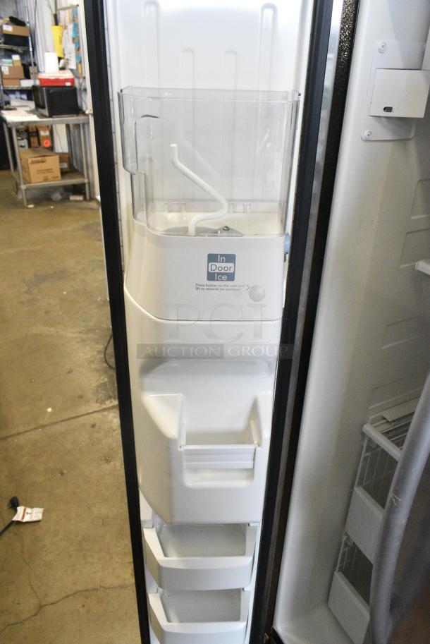KitchenAid KSRP22FSSS00 Stainless Steel Cooler w/ Freezer, Water and Ice Dispenser. 115 Volts, 1 Phase. Tested and Working! - Image 9 of 10
