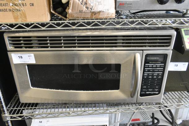 KitchenAid KHMS155LSS-3 Stainless Steel Microwave Oven w/ Plate. 120 Volts, 1 Phase. - Image 1 of 6