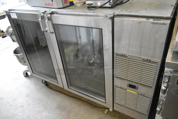 Glastender BB60-R1-XNH(LR) Stainless Steel Commercial 2 Door Back Bar Cooler Merchandiser. 115 Volts, 1 Phase. Tested and Working! - Image 2 of 7