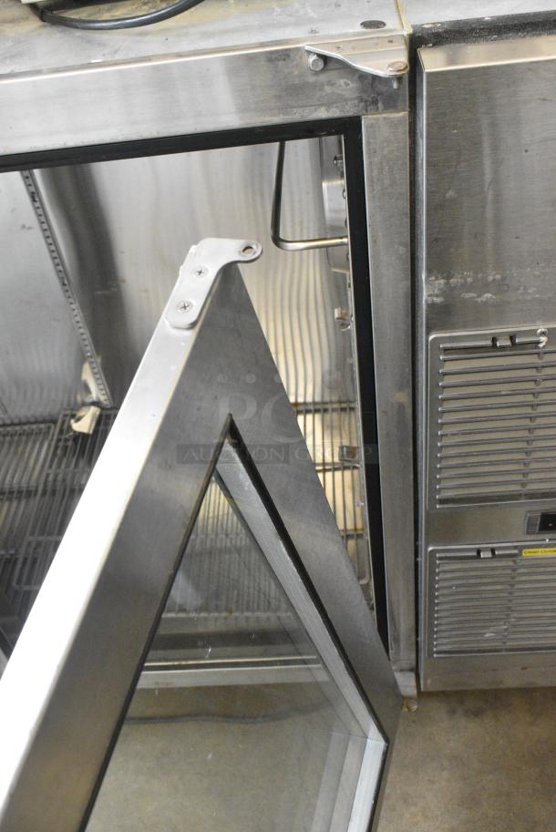 Glastender BB60-R1-XNH(LR) Stainless Steel Commercial 2 Door Back Bar Cooler Merchandiser. 115 Volts, 1 Phase. Tested and Working! - Image 5 of 7