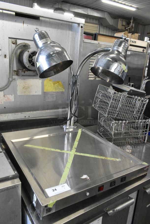 2016 Alto Shaam CS-200 Metal Heated Dual Lamp Carving Station. 120 Volts, 1 Phase. Tested and Working! - Image 1 of 9