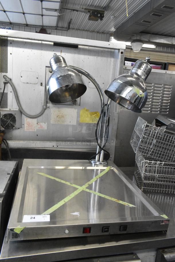 2016 Alto Shaam CS-200 Metal Heated Dual Lamp Carving Station. 120 Volts, 1 Phase. Tested and Working! - Image 2 of 9