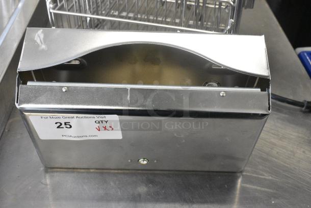 3 Various Metal Items Including Paper Towel Dispenser and 2 Fry Baskets. 3 Times Your Bid! - Image 3 of 7