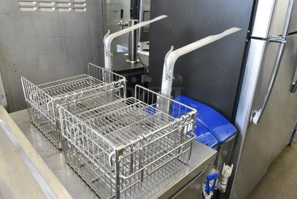 3 Various Metal Items Including Paper Towel Dispenser and 2 Fry Baskets. 3 Times Your Bid! - Image 4 of 7