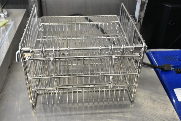 3 Various Metal Items Including Paper Towel Dispenser and 2 Fry Baskets. 3 Times Your Bid! - Image 6 of 7