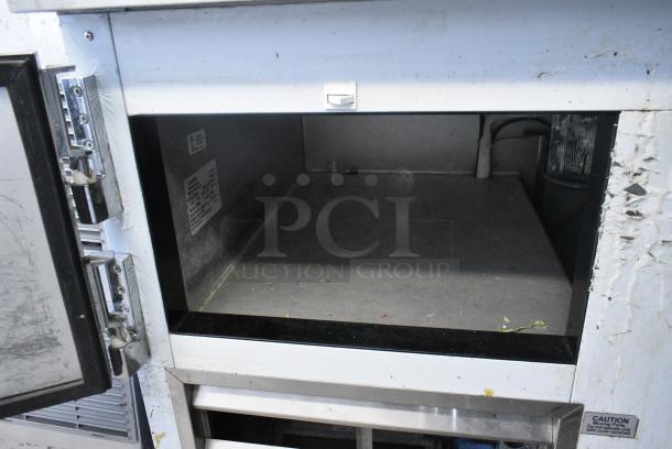 2019 Leader NLB48 Stainless Steel Commercial 2 Door Undercounter Cooler on Commercial Casters. 115 Volts, 1 Phase. Tested and Powers On But Does Not Get Cold - Image 6 of 8