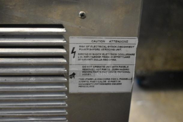 Stainless Steel Commercial Countertop 2 Hopper Slushie Machine. Missing 1 Drip Tray. 115 Volts, 1 Phase. Tested and Powers On But Does Not Get Cold and 1 Auger Does Not Move - Image 9 of 10