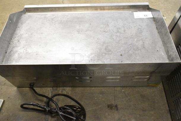 Avantco Stainless Steel Countertop Electric Powered Flat Top Griddle. - Image 7 of 9
