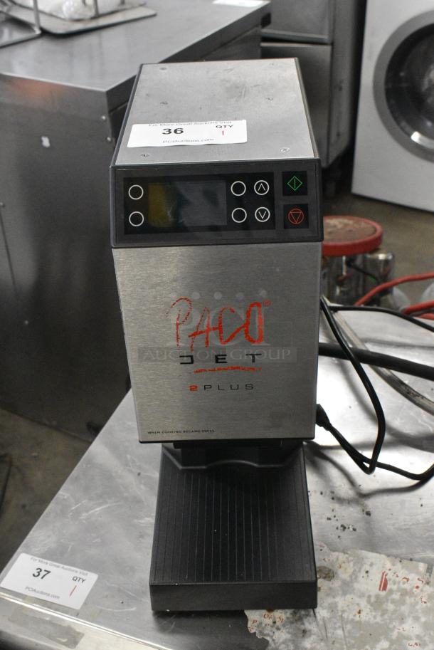 Paco Jet PJ2 Plus Metal Commercial Countertop Food Processing System. 120 Volts, 1 Phase. Tested and Working When Interlocks are Disabled - Image 1 of 7