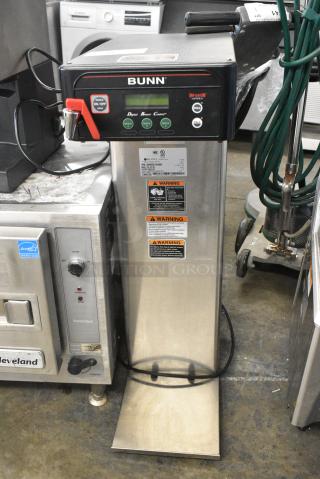 Bunn ICB-DV TALL Stainless Steel Commercial Countertop Iced Tea Machine w/ Hot Water Dispenser. 120 Volts, 1 Phase.
