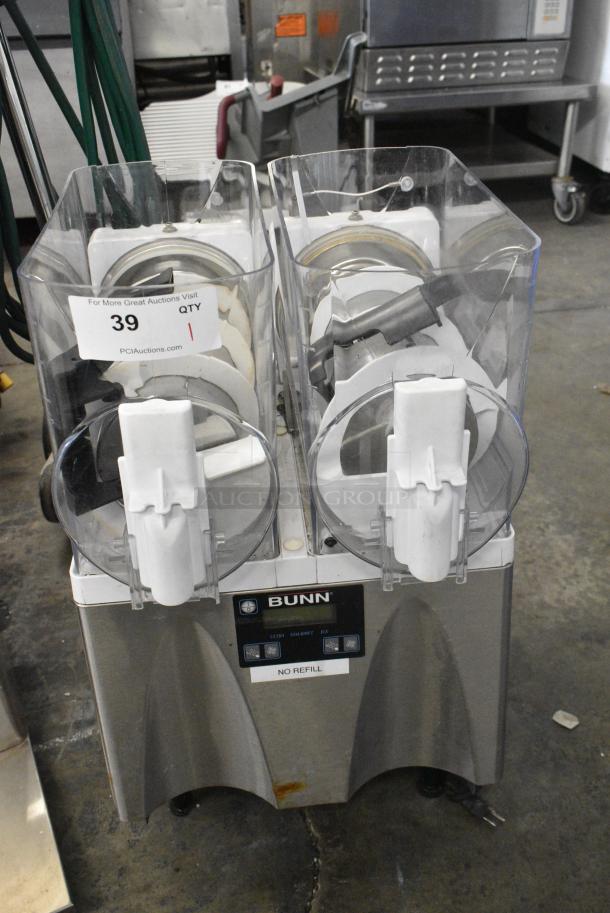 Bunn ULTRA-2 Stainless Steel Commercial Countertop 2 Hopper Slushie Machine. No Lids. 120 Volts, 1 Phase. Tested and Working! - Image 1 of 6