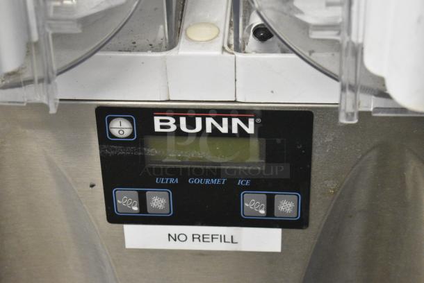 Bunn ULTRA-2 Stainless Steel Commercial Countertop 2 Hopper Slushie Machine. No Lids. 120 Volts, 1 Phase. Tested and Working! - Image 2 of 6