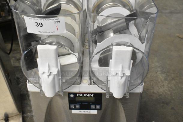 Bunn ULTRA-2 Stainless Steel Commercial Countertop 2 Hopper Slushie Machine. No Lids. 120 Volts, 1 Phase. Tested and Working! - Image 3 of 6