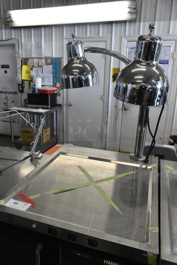 2022 Alto Shaam CS-200 Metal Heated Dual Lamp Carving Station. 120 Volts, 1 Phase. Tested and Working! - Image 2 of 7