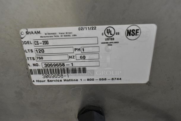 2022 Alto Shaam CS-200 Metal Heated Dual Lamp Carving Station. 120 Volts, 1 Phase. Tested and Working! - Image 7 of 7