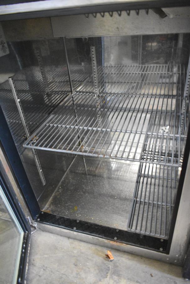 Perlick BS84 Metal Commercial  2 Door Back Bar Cooler Merchandiser. 115 Volts, 1 Phase. Tested and Powers On But Does Not Get Cold - Image 4 of 8