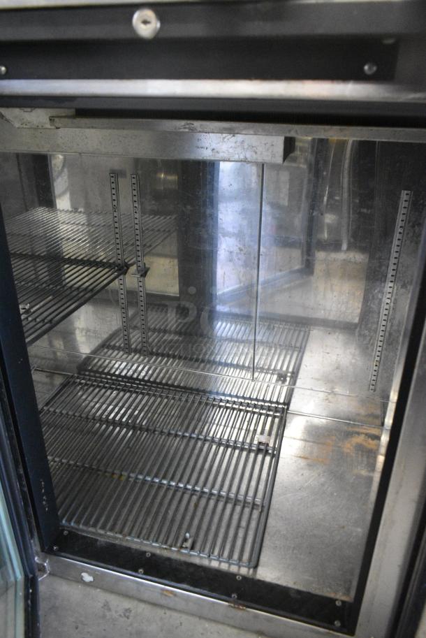 Perlick BS84 Metal Commercial  2 Door Back Bar Cooler Merchandiser. 115 Volts, 1 Phase. Tested and Powers On But Does Not Get Cold - Image 5 of 8