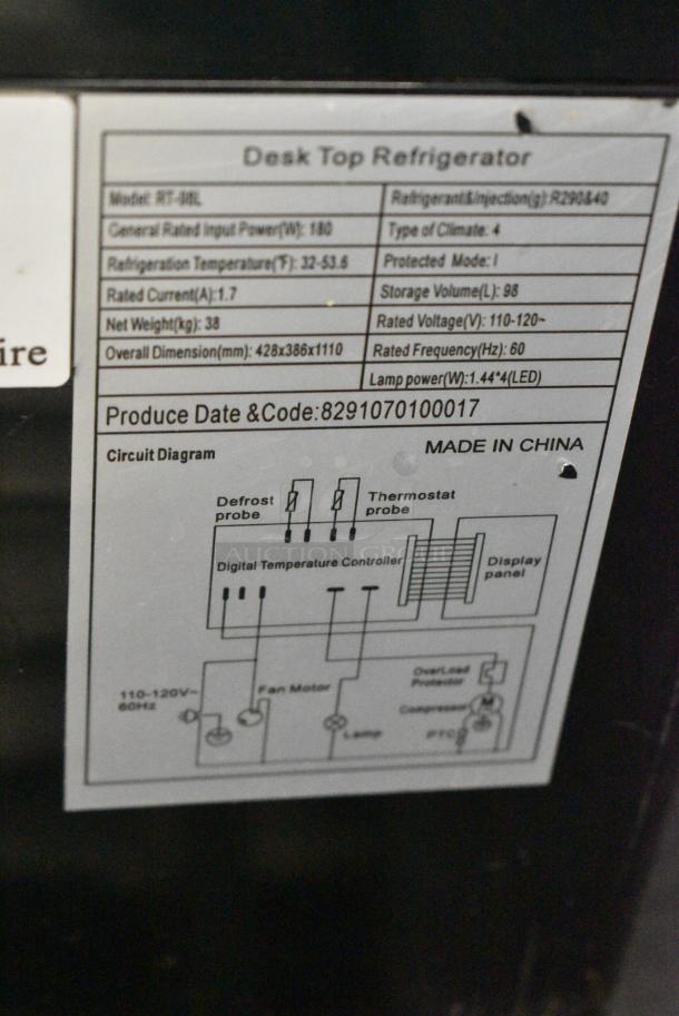 RT-98L Metal Countertop Cooler Merchandiser. 110-120 Volts, 1 Phase. Tested and Powers On But Does Not Get Cold - Image 4 of 5