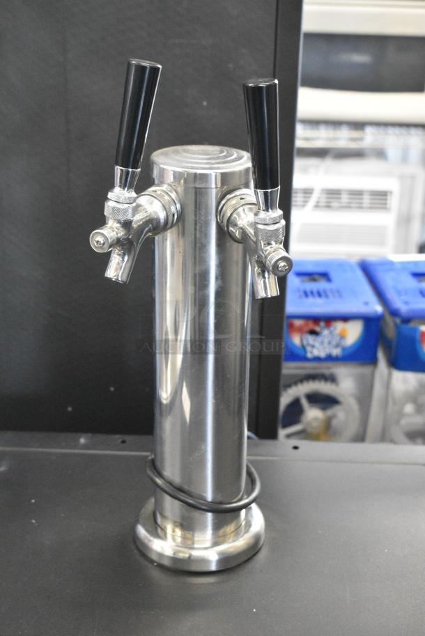 EdgeStar BR2001BL Metal Direct Draw Kegerator w/ Beer Tower on Commercial Casters. 115 Volts, 1 Phase. Tested and Working! - Image 3 of 7