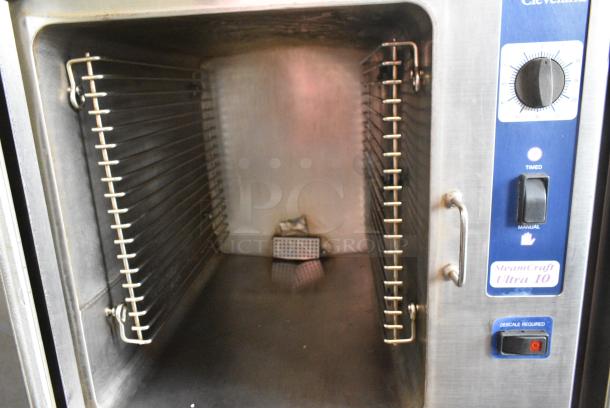 Cleveland 24CEA10 SteamCraft Ultra 10 Electric Powered Stainless Steel Commercial 2 Deck Steam Cabinet. 208 Volts, 3 Phase. - Image 7 of 8