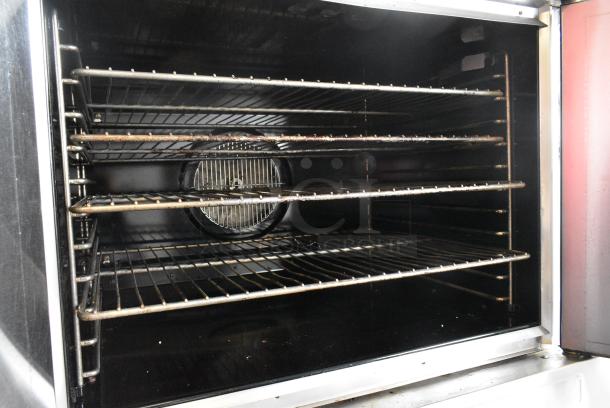 2 Blodgett Stainless Steel Commercial Natural Gas Powered Full Size Convection Oven w/ View Through Door, Solid Door, Metal Oven Racks and Thermostatic Controls. 2 Times Your Bid! - Image 6 of 9
